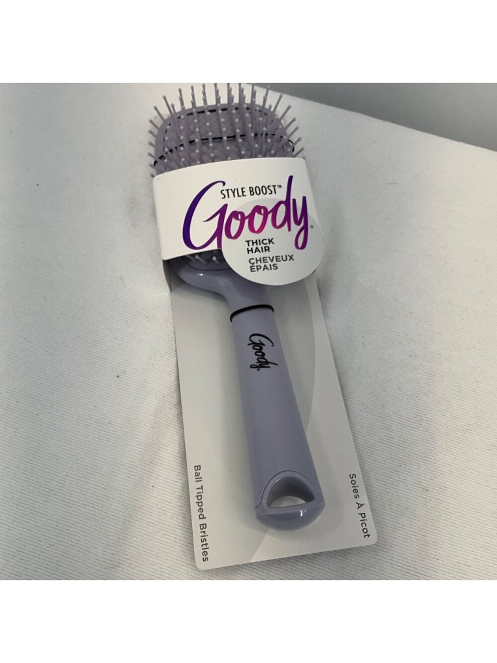 Goody Style Boost Paddle Brush For Thick Hair With Ball Tipped Bristles